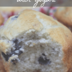 Healthier Blueberry Muffins with Yogurt
