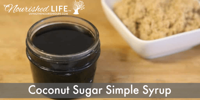 Coconut Sugar Simple Syrup Recipe 