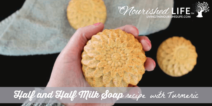 Turmeric soap recipe with half and half