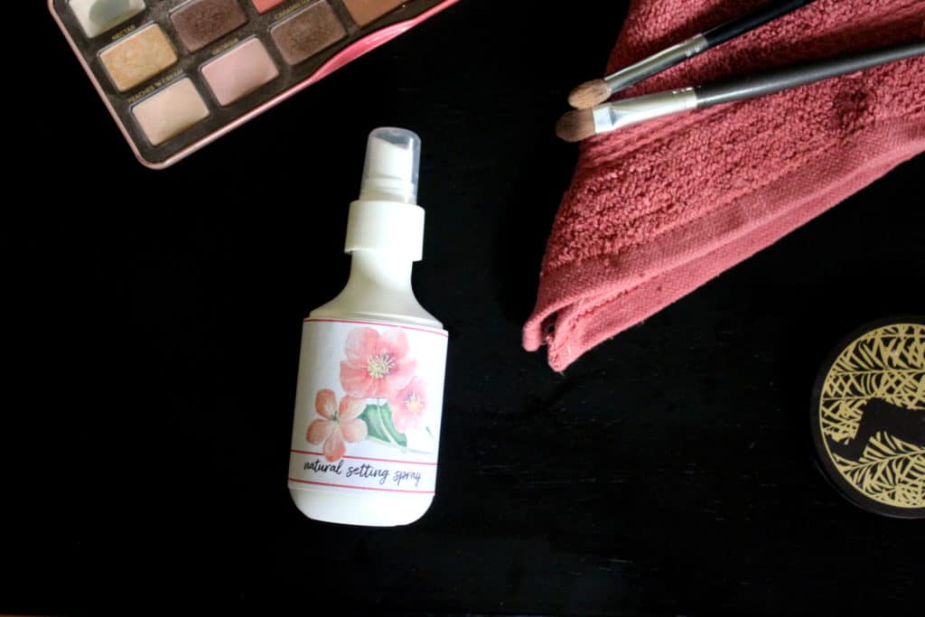 Homemade Diy Setting Spray For Makeup The Nourished Life