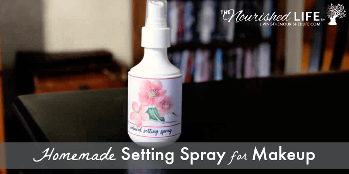 Homemade DIY Setting Spray for Makeup
