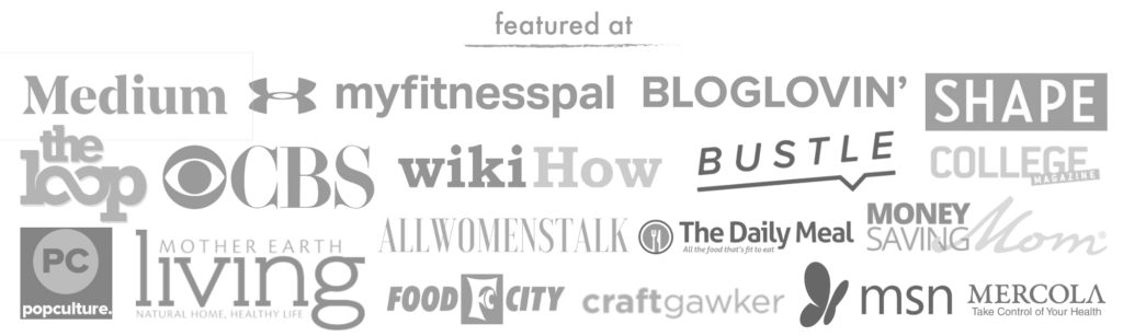 brand logos that have featured The Nourished Life
